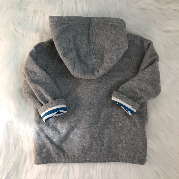 Mini Boden Toggle Grey Jacket w hood 18 - 24M EUC - Picture 5 of 6